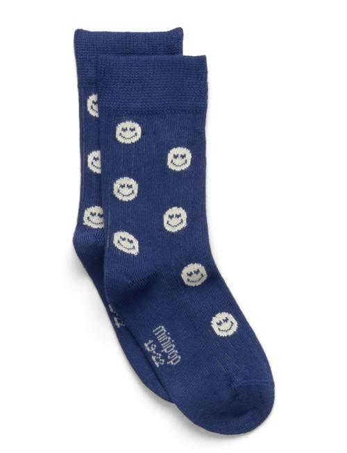 Minipop® Bamboo Motif Socks Minipop Blue