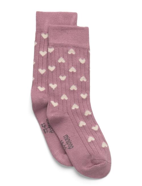 Minipop® Bamboo Heart Socks Minipop Pink
