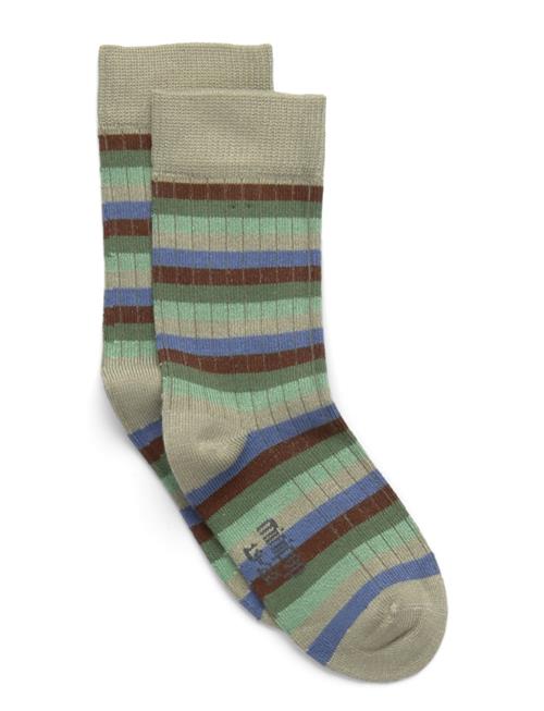 Minipop® Bamboo Multi Stripe Socks Minipop Green