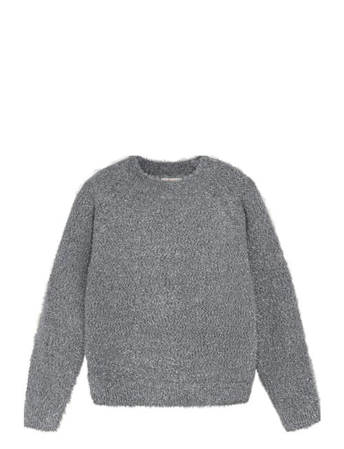 Pullover Knit Glitter Creamie Grey