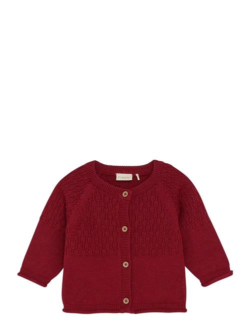 Cardigan Knit Fixoni Red