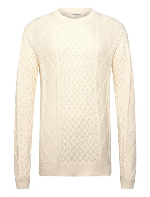 Organic Cotton Cable Knit - Regener Knowledge Cotton Apparel Cream