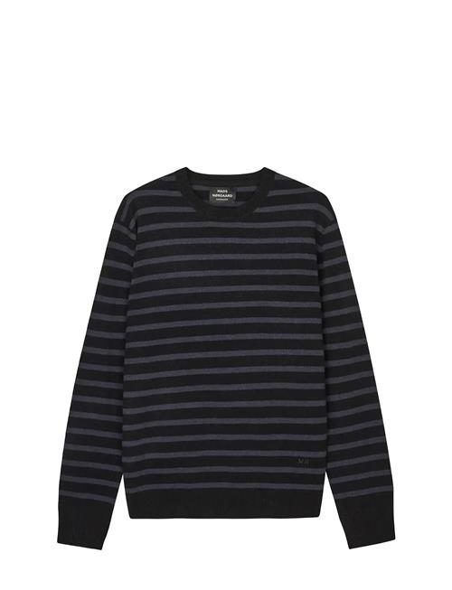 Super Wool Karsten Stripe Knit Mads Nørgaard Black