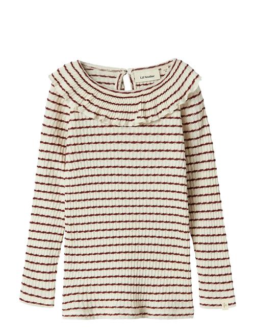 Nmfosophia Ls Slim Top Lil Lil'Atelier Cream