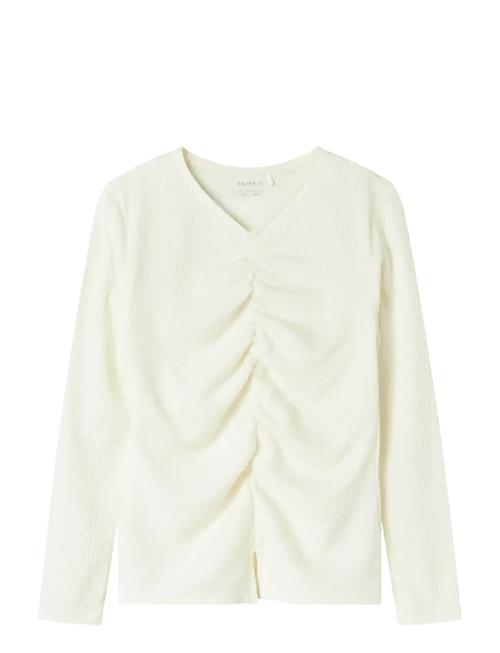 Nkfodny Ls Slim Top Name It White