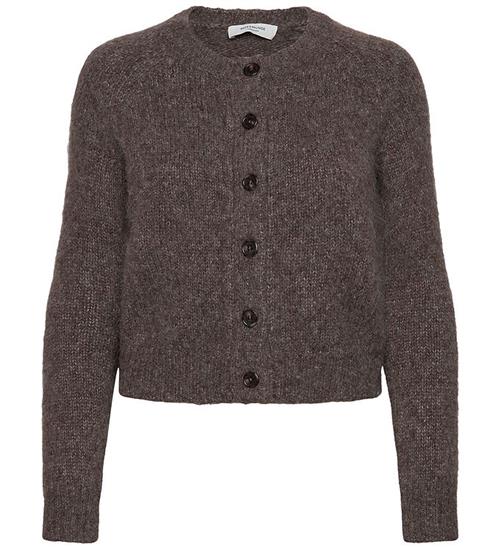 Rosemunde Cardigan - Uld - Brown Grey Mel