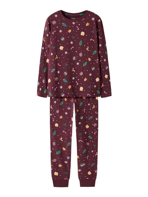NAME IT Jule Natsæt Vismas Burgundy