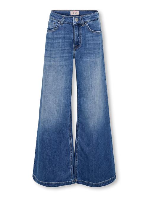 ONLY KIDS Wide Flared Jeans California Dark Medium Blue Denim