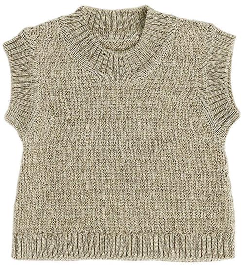 Smallstuff Vest - Strik - Uld - Nature Melange