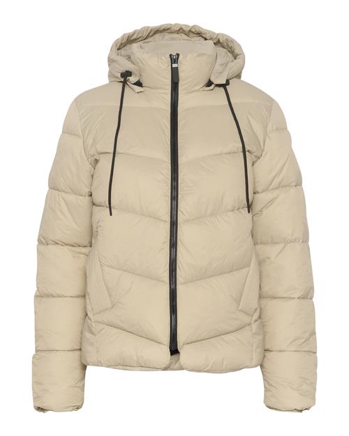 Kaffe Vinterjakke 'Susanne'  beige / sort