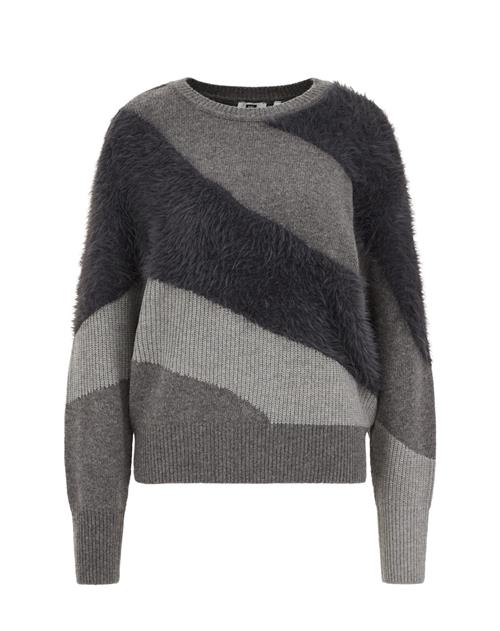 WE Fashion Pullover  grå / mørkegrå