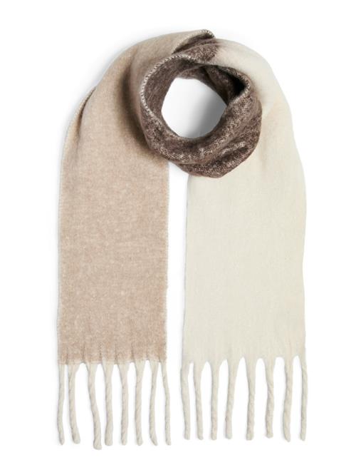 PIECES Sjal 'PCBEA'  beige / lysebeige / mørkebrun
