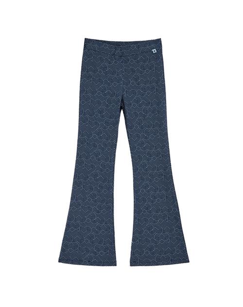 WE Fashion Leggings  mørkeblå / hvid