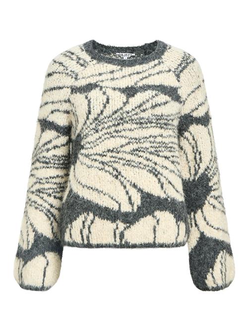 OBJECT Pullover 'OBJJULINE'  grå / grå-meleret