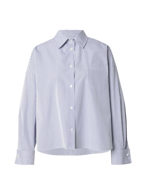 Weekend Max Mara Bluse 'ARTURO'  blå / hvid