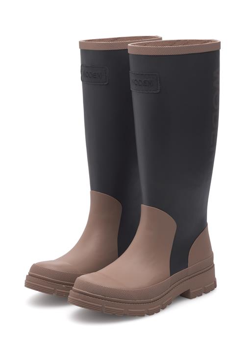 WODEN Gummistøvler 'Le Waterproof'  brun / antracit