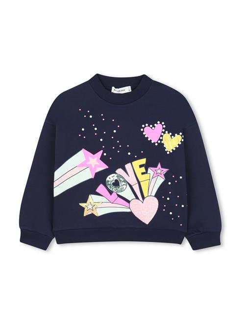 Billieblush Sweatshirt  pastelblå / mørkeblå / gul / lys pink