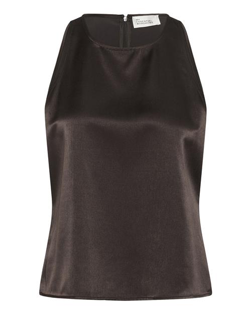 My Essential Wardrobe Bluse 'EstelleMW  '  mørkebrun
