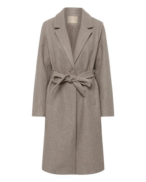 CULTURE Overgangsfrakke 'CUPalona'  beige-meleret