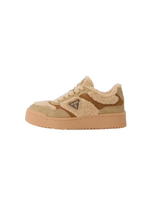 GUESS Sneaker low 'MIRAM'  beige / mørkebeige / pueblo