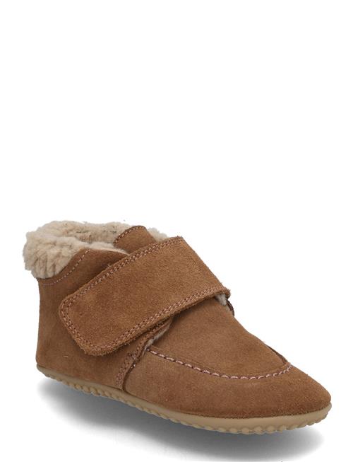 Beginners Shepheard Velcro Pom Pom Brown