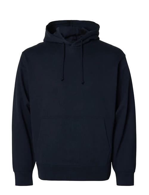 Slhrelaxluke Ls Sweat Hoodie Noos Selected Navy
