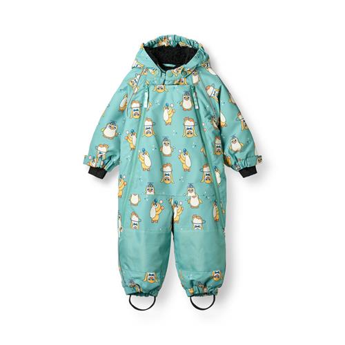 Småfolk Snedragt Til Småbørn Med Pingviner Jade  Jade-1-2 Y  Grøn  1-2 år  unisex