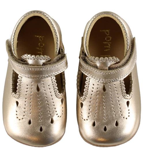 Pom Pom Begyndersko - Ballerina T-bar - Dusry Gold
