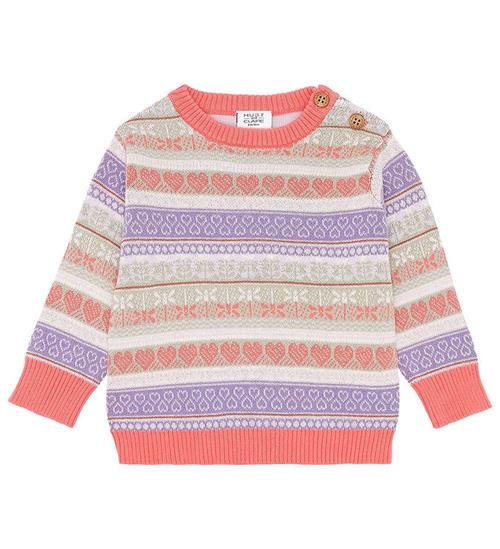 Hust and Claire Bluse - Strik - Pusle - Wild Coral