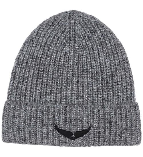 Zadig & Voltaire Hue - Susana - Strik - Gråmeleret m. Sølv
