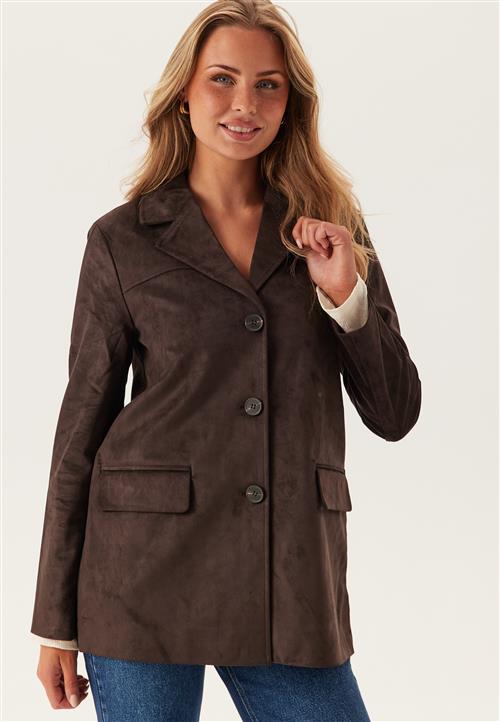 ONLY Onltulip Faux Suede Blazer Coa