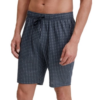 Calida Remix Basic Sleep Bermudas Mørkblå bomuld X-Large Herre