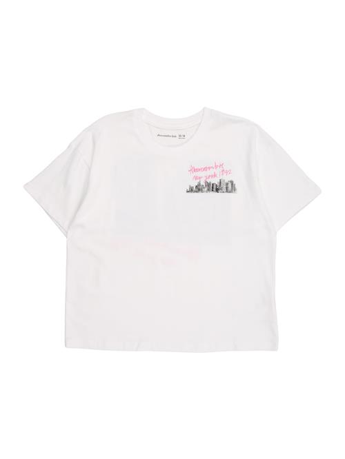Abercrombie & Fitch Bluser & t-shirts 'NYC STREETS'  lys pink / sort / hvid