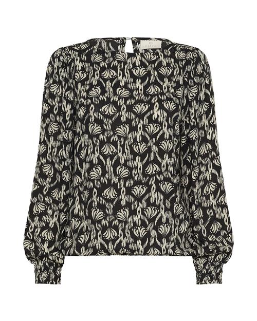 Kaffe Bluse 'KARikka Amber'  beige / sort