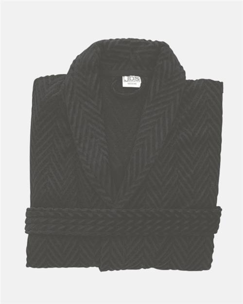 Badekåbe | 100 velour bomuld | sort