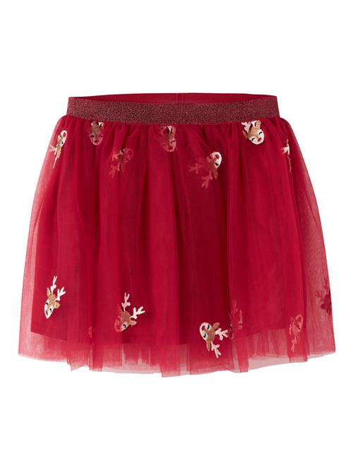 NAME IT Tyl Nederdele Veross Jester Red Reindeer