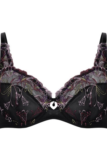 Hunkemöller Lily ikke-formstøbt bøjle-bh sort