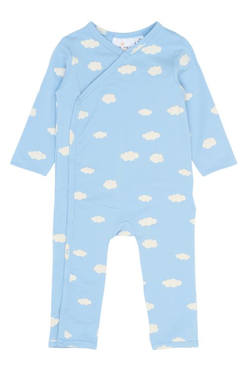 The New Siblings GOTS Paco Wrap-jumpsuit Med Lange Ærmer Powder Blue  Powder Blue  62 cm  Blå  62 cm  mand