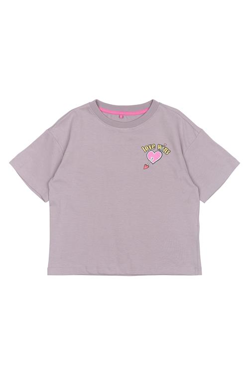 The New TNPetra OS S_S Tee Gray Ridge Gray Ridge 7-8 Y  Lilla  7-8 år  kvinde