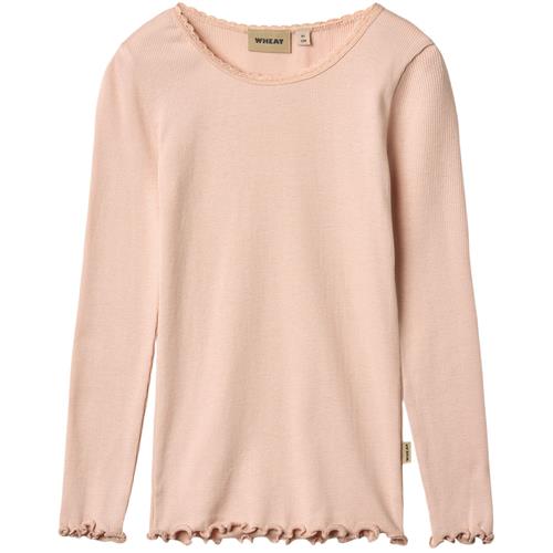 Wheat Reese Rib T-shirt Powder  98 cm    98 cm  kvinde
