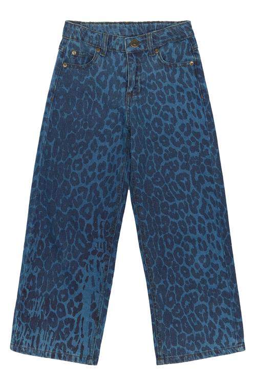 The New TNPrima Wide Jeans Medium Blue Denim AOP Medium Blue Denim  3-4 Y  Blå  3-4 år  kvinde