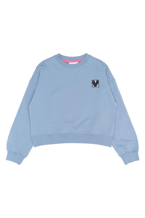 The New GOTS Petria Sweatshirt Tempest  Tempest 3-4 Y  Blå  3-4 år  kvinde