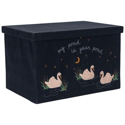 Konges Sløjd Storage Basket Swan One Size      unisex