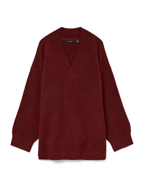 VERO MODA Pullover 'VMBANG'  vinrød