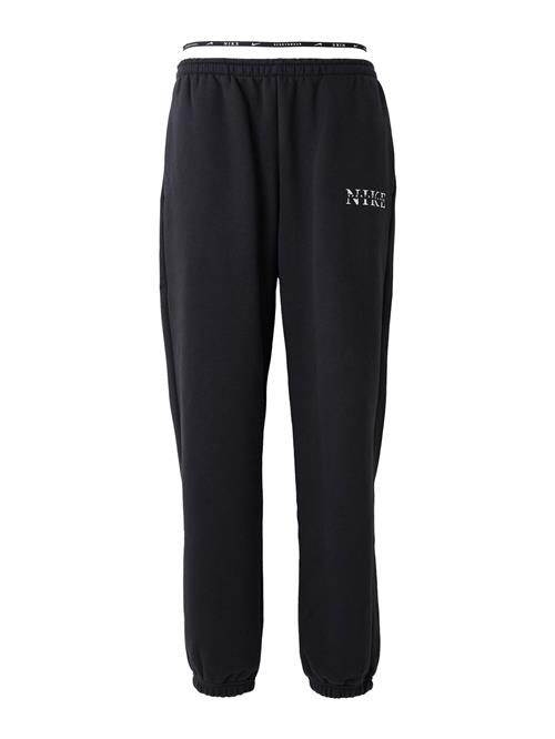 Nike Sportswear Bukser 'PHNX FLC'  sort / hvid