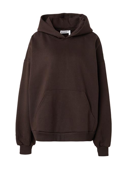 WEEKDAY Sweatshirt  choko