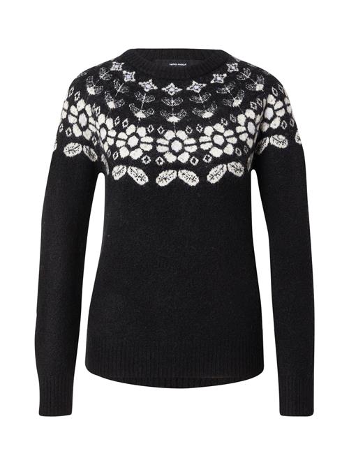 VERO MODA Pullover 'VMSIMONE'  sort / hvid
