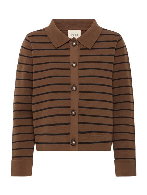 Fransa Cardigan 'FRITA 3'  choko / sort