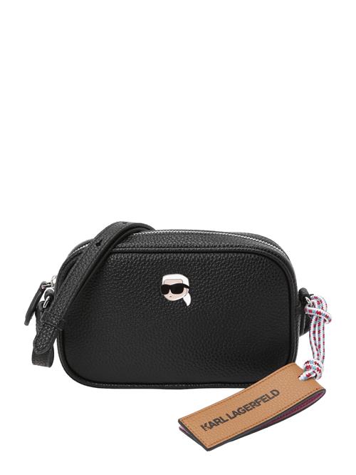 Karl Lagerfeld Skuldertaske 'IKON PEBBLE'  nude / sort / hvid