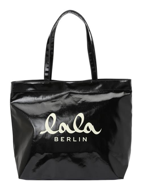 Lala Berlin Shopper 'East West'  sort / hvid